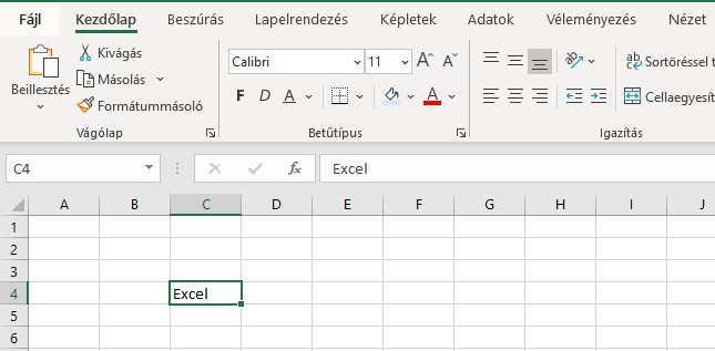 Excel adatbevitel